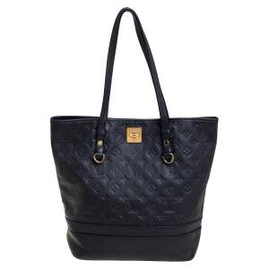 Pre Owned Louis Vuitton Bleu Infini Monogram Empreinte Leather Citadine PM Bag