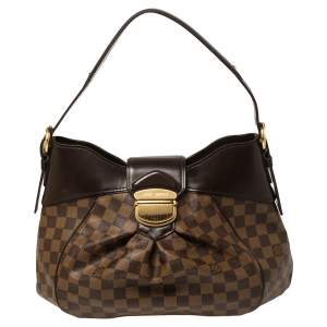 Pre Owned Louis Vuitton Damier Ebene Canvas Sistina MM Bag