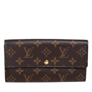 مملوكة مسبقًا Louis Vuitton Monogram Coated Canvas Sarah Wallet