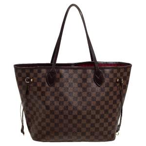 Louis Vuitton Damier Ebene Canvas Neverfull MM Bag