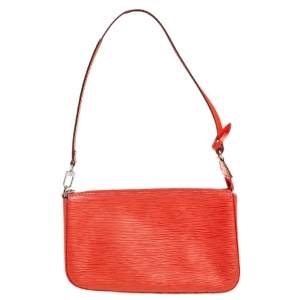 مملوكة مسبقًا Louis Vuitton Piment Epi Leather Pochette Accessoires NM Bag