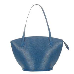 Louis Vuitton Blue Epi Leather Saint Jacques Long Strap PM Bag
