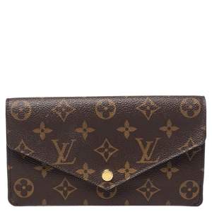 Pre Owned Louis Vuitton Fuchsia Monogram Canvas Jeanne Wallet