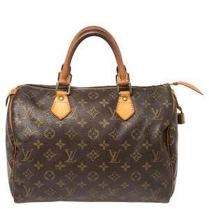 Pre Owned Louis Vuitton Monogram Canvas Speedy 30 Bag
