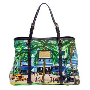 مملوكة مسبقًا Louis Vuitton Canvas and Leather Trim Limited Edition Escale Ailleurs Cabas PM Bag