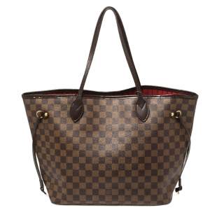 Louis Vuitton Damier Ebene Canvas Neverfull MM Bag