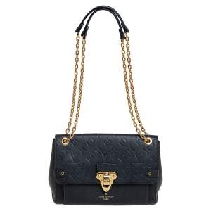 Pre Owned حقيبة لوي فيتون فافين بي إم جلد إمبراينت مونوغرام نوير 