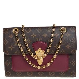مملوكة مسبقًا Louis Vuitton Raisin Monogram Canvas Victoire Bag
