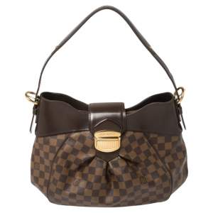 Pre Owned Louis Vuitton Damier Ebene Canvas Sistina MM Bag