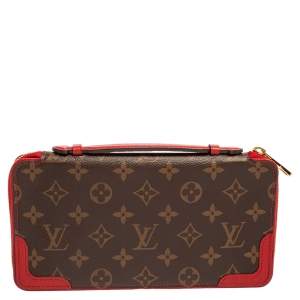 مملوكة مسبقًا Louis Vuitton Red Monogram Canvas Daily Organizer