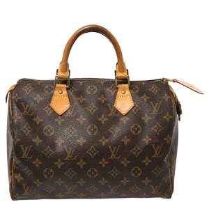 Pre Owned Louis Vuitton Monogram Canvas Speedy 30 Bag