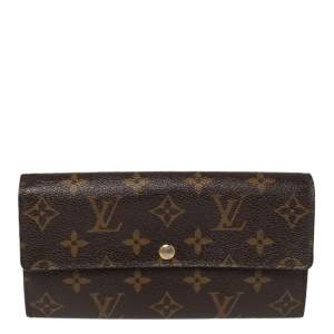 مملوكة مسبقًا محفظة لوي فيتون سارا كانفاس مونوغرامي