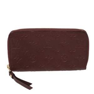 Louis Vuitton Aurore Monogram Empreinte Leather Zippy Wallet