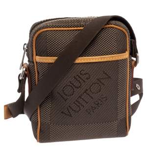 Pre Owned Louis Vuitton Terre Damier Geant Canvas Mini Citadin Messenger Bag