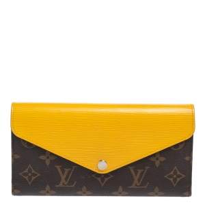 Pre Owned Louis Vuitton Monogram Canvas and Epi Leather Marie-Lou Wallet