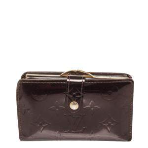 Louis Vuitton Brown Monogram Vernis Leather Wallet