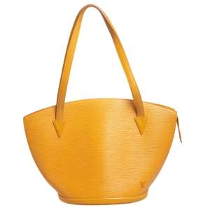Pre Owned Louis Vuitton Tassil Yellow Epi Leather Saint Jacques Tote GM