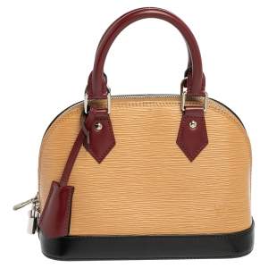 Pre Owned Louis Vuitton Tri-Color Epi Leather Alma BB Bag