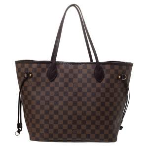 Louis Vuitton Damier Ebene Canvas Neverfull MM Bag