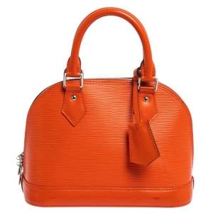 مملوكة مسبقًا حقيبة لوي فيتون ألما جلد إيبي أحمر كبيرة