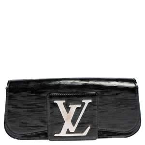 Louis Vuitton Black Electric Epi Leather Sobe Clutch