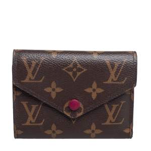 Pre Owned Louis Vuitton Monogram Canvas Victorine Wallet 