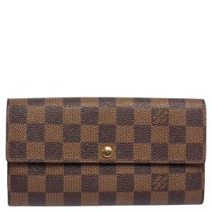 مملوكة مسبقًا محفظة لوي فيتون سارة كانفاس دامييه أيبين  