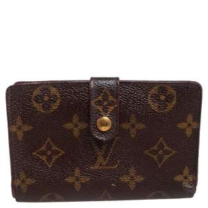 مملوكة مسبقًا Louis Vuitton Monogram Canvas Port Feuille Vienoise French Purse Wallet