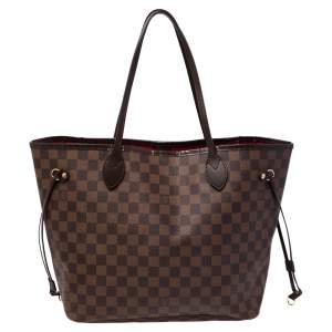 Louis Vuitton Damier Ebene Canvas Neverfull MM Bag