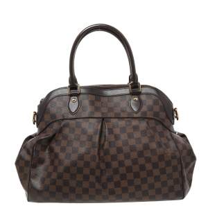 Pre Owned Louis Vuitton Damier Ebene Canvas Trevi GM Bag