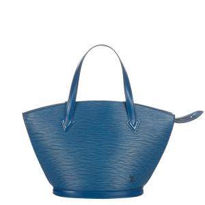 Louis Vuitton Blue Epi Leather Saint Jacques PM Short Strap Bag