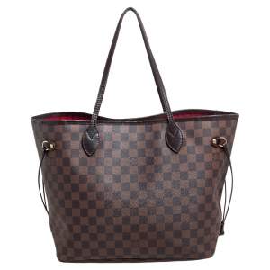 Pre Owned Louis Vuitton Damier Ebene Canvas Neverfull MM Bag