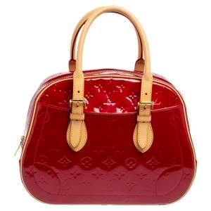 Pre Owned Louis Vuitton Pomme D’amour Vernis Summit Drive Bag