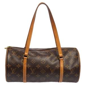 Pre Owned Louis Vuitton Monogram Canvas Papillon 30 Bag