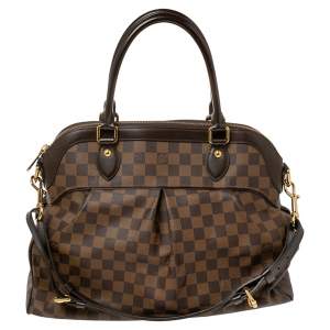 Pre Owned Louis Vuitton Damier Ebene Canvas Trevi GM Bag