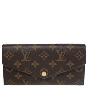 Pre Owned Louis Vuitton Monogram Canvas Sarah NM3 Wallet
