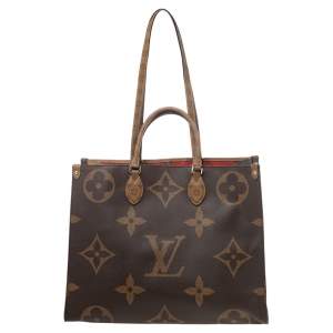 Pre Owned Louis Vuitton Reverse Monogram Canvas Giant Onthego GM Bag