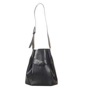 Louis Vuitton Black Epi Leather Sac D'Epaule Bag