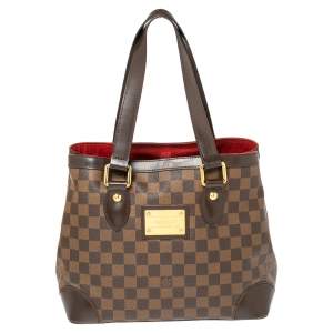 Pre Owned Louis Vuitton Damier Ebene Canvas Hampstead PM Bag