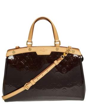 مملوكة مسبقًا Louis Vuitton Amarante Monogram Vernis Brea MM Bag