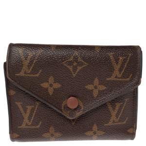 Pre Owned Louis Vuitton Monogram Canvas Victorine Wallet