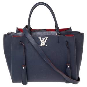 مملوكة مسبقًا حقيبة لوي فيتون لوك ميتو جلد روج مارين