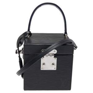 Louis Vuitton Black Epi Leather Bleecker Bag
