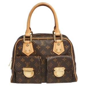 Pre Owned Louis Vuitton Monogram Canvas Manhattan PM Bag
