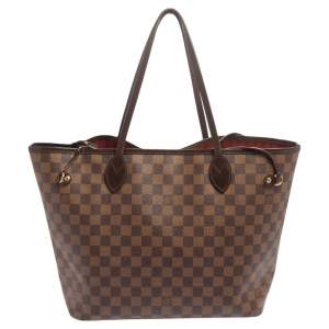 Louis Vuitton Damier Ebene Canvas Neverfull MM Bag