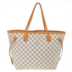 Louis Vuitton Damier Azur Canvas Neverfull MM Bag