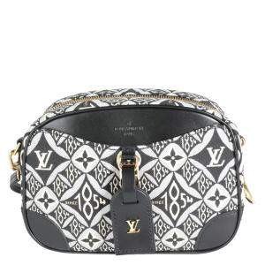 Louis Vuitton Black Jacquard Since 1854 Deauville Mini Camera Bag (2020)