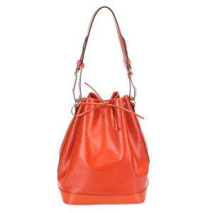 Louis Vuitton Red Epi Leather Noe Bucket bag