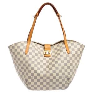 Pre Owned Louis Vuitton Damier Azur Canvas Salina PM Bag