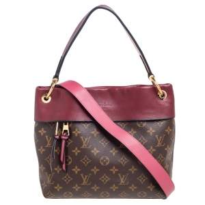 مملوكة مسبقًا Louis Vuitton Rose Bruyere Monogram Canvas Tuileries Besace Bag